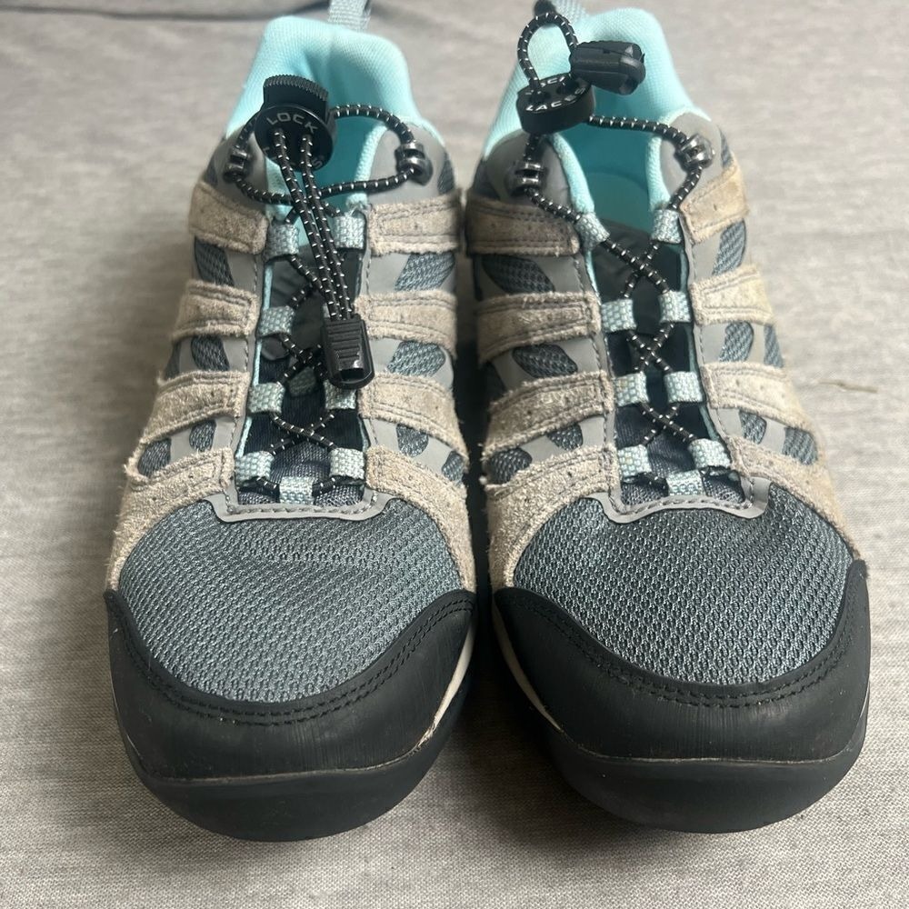 Columbia Womens Size 9.5 Redmond 0830-053 Blue & Gray Hiking Shoes‎ Sneakers
